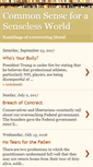 Mobile Screenshot of commonsenseforasenslessworld.blogspot.com