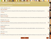 Tablet Screenshot of commonsenseforasenslessworld.blogspot.com