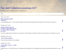 Tablet Screenshot of fairdebtcollectionspracticesact.blogspot.com