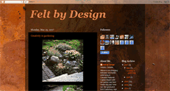 Desktop Screenshot of feltbydesign.blogspot.com