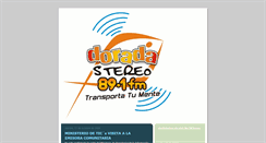 Desktop Screenshot of doradaestereo.blogspot.com