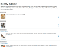 Tablet Screenshot of monkeycupcake.blogspot.com