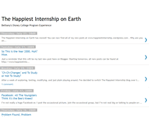 Tablet Screenshot of happiestinternship.blogspot.com