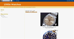 Desktop Screenshot of 1990swatches.blogspot.com