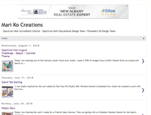 Tablet Screenshot of marikocreations.blogspot.com
