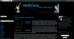 Desktop Screenshot of mathfaery.blogspot.com