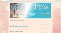 Desktop Screenshot of ginecoestetica.blogspot.com