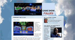 Desktop Screenshot of gameshowfollies.blogspot.com