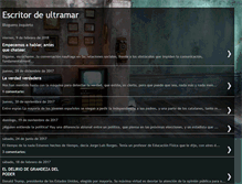 Tablet Screenshot of escritordeultramar.blogspot.com