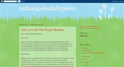 Desktop Screenshot of indianapolisdailyphoto.blogspot.com
