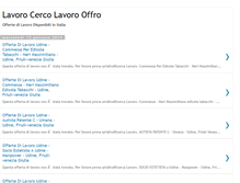 Tablet Screenshot of lavorofferte.blogspot.com
