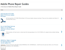 Tablet Screenshot of mobilephonerepairguides.blogspot.com