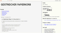 Desktop Screenshot of geistreicher-papierkorb.blogspot.com