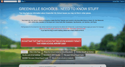 Desktop Screenshot of greenvilleschoolsneedtoknowstuff.blogspot.com