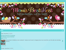 Tablet Screenshot of momsbestnest.blogspot.com