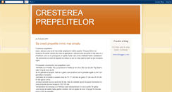 Desktop Screenshot of crestereaprepelitelor-cristi.blogspot.com