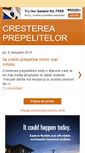 Mobile Screenshot of crestereaprepelitelor-cristi.blogspot.com