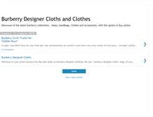 Tablet Screenshot of burberrydesignercloths.blogspot.com
