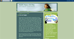 Desktop Screenshot of healthhappylife.blogspot.com