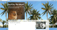 Desktop Screenshot of dontdissthewizard.blogspot.com