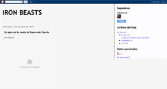 Desktop Screenshot of ironbeasts.blogspot.com