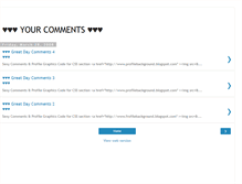 Tablet Screenshot of comments-you.blogspot.com