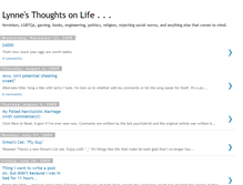 Tablet Screenshot of lynnesthoughtsonlife.blogspot.com