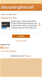 Mobile Screenshot of discussingthecraft.blogspot.com