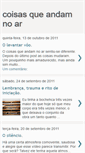 Mobile Screenshot of coisasqueandamnoar.blogspot.com
