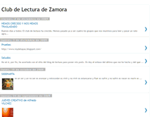 Tablet Screenshot of clubdelecturazamora.blogspot.com