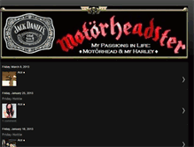 Tablet Screenshot of motorheadster.blogspot.com