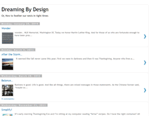 Tablet Screenshot of dreamingbydesign.blogspot.com
