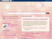 Tablet Screenshot of consumoresponsableciudadania.blogspot.com