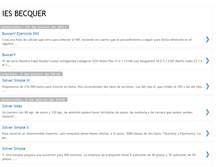Tablet Screenshot of iesbecquer.blogspot.com