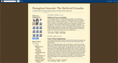 Desktop Screenshot of medievalcrusades.blogspot.com