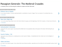 Tablet Screenshot of medievalcrusades.blogspot.com