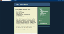 Desktop Screenshot of 2000rockwoodroo.blogspot.com