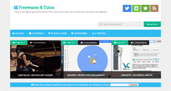 Desktop Screenshot of freewares-tutos.blogspot.com