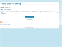 Tablet Screenshot of name-brand-clothing.blogspot.com