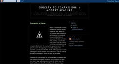 Desktop Screenshot of crueltytocompassion.blogspot.com