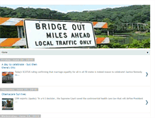 Tablet Screenshot of lifeonabridge.blogspot.com