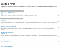 Tablet Screenshot of direitoaverde.blogspot.com