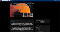 Desktop Screenshot of lahistoriadelmundoennueveguitarras.blogspot.com