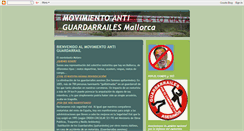 Desktop Screenshot of movimientoantiguardarrailesmallorca.blogspot.com