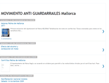 Tablet Screenshot of movimientoantiguardarrailesmallorca.blogspot.com