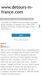 Mobile Screenshot of detoursinfrance.blogspot.com
