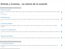 Tablet Screenshot of oramosycuramos.blogspot.com