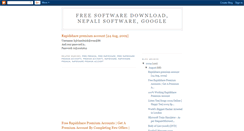 Desktop Screenshot of nepalidownload.blogspot.com