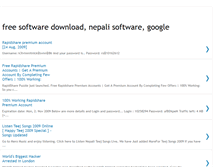 Tablet Screenshot of nepalidownload.blogspot.com