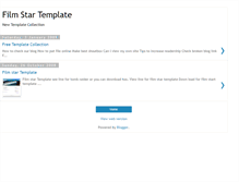 Tablet Screenshot of filmstartemplate.blogspot.com